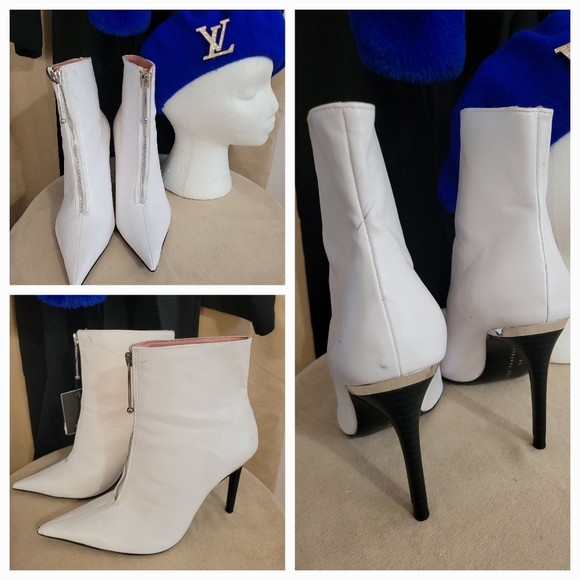 White Booties /8 - Picture 3 of 12